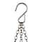 Glitzhome® 18.75" Solar Lighted Hanging Décor with Multicolored Acrylic Jewel Beads